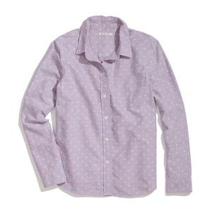 Madewell Polka Dot Shrunken Boyshirt [XS]